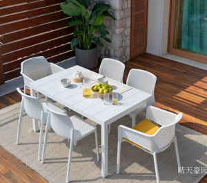 Product picture：Furniture factory晴天豪园Outdoor furnitureproduct name《NARDI dining Table》议价
