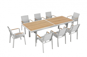 Product picture：Furniture factory晴天豪园Outdoor furnitureproduct name《Nofei series dining tables and chairs》议价