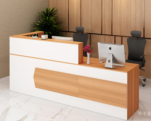 Product picture：Furniture factory华丰富Office furnitureproduct name《"Attract Wealth" front desk desk》议价