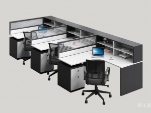 Product picture：Furniture factory华丰富Office furnitureproduct name《Office partition desk》议价