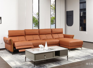 Product picture：Furniture factory弗克斯Smart homeproduct name《Orange Joy Electric Functional Sofa》议价
