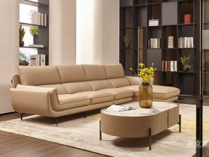 Product picture：Furniture factory弗克斯Home Furnitureproduct name《Warm brown elegant sofa》议价