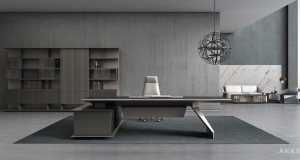 Product picture：Furniture factory具创家具Office furnitureproduct name《Enzo's executive desk》议价