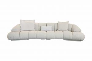 Product picture：Furniture factory志豪家具Home Furnitureproduct name《Cloud Arc modular fabric sofa》议价