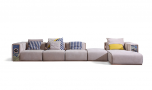 Product picture：Furniture factory志豪家具Home Furnitureproduct name《Luxurious fabric sofa》议价