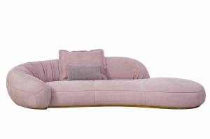 Product picture：Furniture factory志豪家具Home Furnitureproduct name《Pink fabric sofa》议价