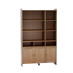Product picture：Furniture factory万嘉家俱Children's furnitureproduct name《3-Door Open Bookcase》议价