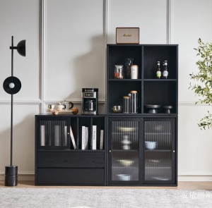Product picture：Furniture factory爱依瑞斯Home Furnitureproduct name《Italian-Style Living Room Storage Cabinet》议价