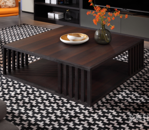 Product picture：Furniture factory豪庭轩Home Furnitureproduct name《Italian solid wood coffee table》议价