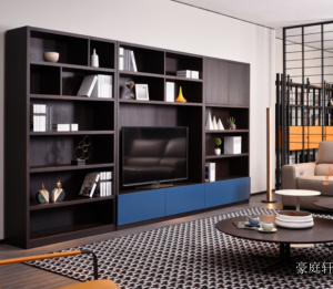 Product picture：Furniture factory豪庭轩Home Furnitureproduct name《Italian-style combination TV cabinet》议价