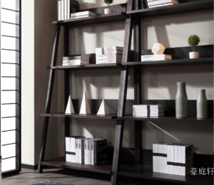 Product picture：Furniture factory豪庭轩Home Furnitureproduct name《Italian wooden bookshelf》议价
