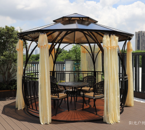 Product picture：Furniture factory阳光户外Outdoor furnitureproduct name《Steel Pavilion》议价