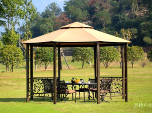Product picture：Furniture factory意特户外Outdoor furnitureproduct name《Outdoor Octagonal Pavilion》议价