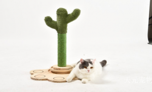 Product picture：Furniture factory天元宠物Pet furnitureproduct name《Small Cat Tree - Cactus Cat Platform》议价