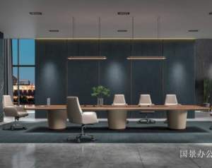 Product picture：Furniture factory国景办公Office furnitureproduct name《Cornino Series Solid Wood Conference Table》议价