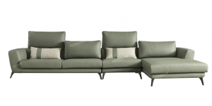 Product picture：Furniture factory丰圣家具Home Furnitureproduct name《Qingyun Genuine Leather Sofa》议价