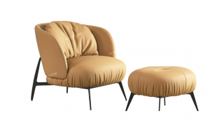 Product picture：Furniture factory丰圣家具Home Furnitureproduct name《Brown Leisure Armchair》议价