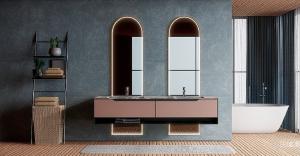 Product picture：Furniture factory法迪奥Bathroom furnitureproduct name《As Before - Bathroom Vanity》议价