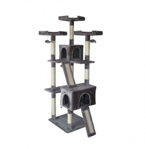 Product picture：Furniture factory庆泉宠物Pet furnitureproduct name《Cloud Realm Grayscale Cat Tree》议价