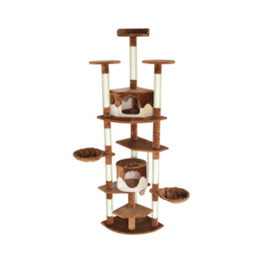 Product picture：Furniture factory庆泉宠物Pet furnitureproduct name《Mocha Cloud-Step Cat Tree》议价