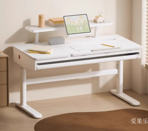 Product picture：Furniture factory爱果乐Children's furnitureproduct name《Kids' Solid Wood Large White Table》议价