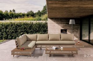 Product picture：Furniture factory金艺林Outdoor furnitureproduct name《Outdoor Panel-type Leisure Sofa》议价