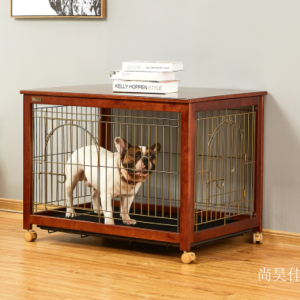 Product picture：Furniture factory 尚昊佳 Pet furniture product name 《SHENOJOY Solid Wood Dog Crate》议价