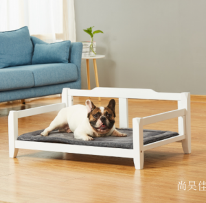 Product picture：Furniture factory尚昊佳Pet furnitureproduct name《Solid Wood Pet Bed for All Seasons》议价