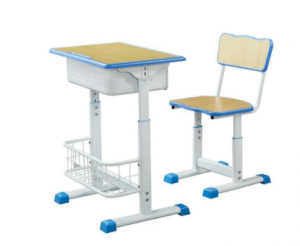 Product picture：Furniture factory红富家具Office furnitureproduct name《Panel Adjustable School Desk and Chair》议价