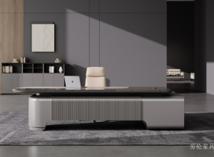 Product picture：Furniture factory劳伦家具Office furnitureproduct name《Luxury High-End Executive Desk》议价