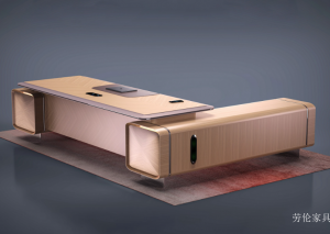 Product picture：Furniture factory劳伦家具Office furnitureproduct name《Modern Minimalist Executive Desk》议价
