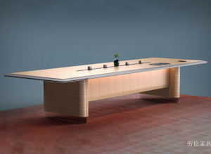 Product picture：Furniture factory劳伦家具Office furnitureproduct name《Natural Wood Conference Table》议价