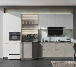 Product picture：Furniture factory志邦家居Bathroom furnitureproduct name《Aman Cabinet》议价
