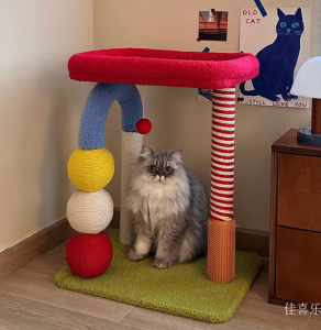 Product picture：Furniture factory佳喜乐Pet furnitureproduct name《Small-Sized Wear-Resistant Cat Tree》议价