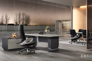 Product picture：Furniture factory圣奥科技Office furnitureproduct name《Angrui Office Desk》议价