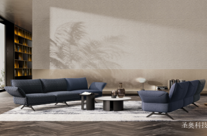 Product picture：Furniture factory圣奥科技Home Furnitureproduct name《Starwing Sofa》议价
