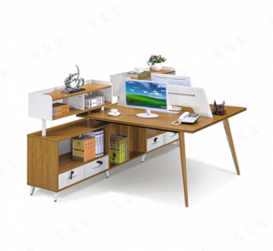 Product picture：Furniture factory 同联家具 Office furniture product name 《New Two-Person Office Desk》议价