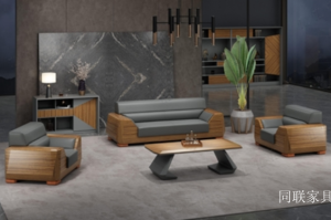 Product picture：Furniture factory 同联家具 Office furniture product name 《Minimalist Business Reception Sofa》议价