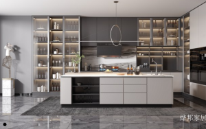 Product picture：Furniture factory 烨邦家居 Bathroom furniture product name 《Open Design Cabinet》议价