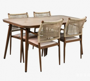 Product picture：Furniture factory 奥泰家具 Outdoor furniture product name 《Rattan Garden Dining Set》议价
