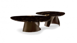 Product picture：Furniture factory 华意家居 Home Furniture product name 《Black gold marble combination coffee table》议价