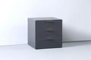 Product picture：Furniture factory 华生家居 Home Furniture product name 《Wear-resistant super-fine leather hardware bedside table》议价