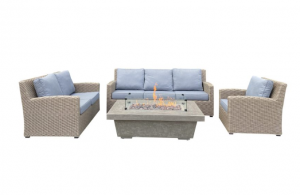 Product picture：Furniture factory 悠乐厨 Outdoor furniture product name 《Fire pit seat set》议价
