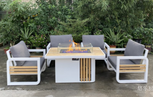 Product picture：Furniture factory 悠乐厨 Outdoor furniture product name 《Terrace teak dining table and chairs》议价