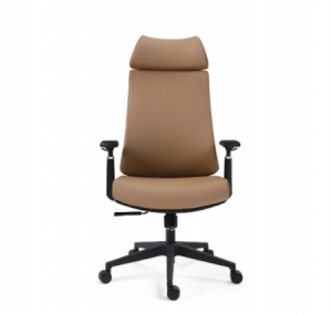 Product picture：Furniture factory 派利曼 Office furniture product name 《Camel brown back-backed high-back office chair》议价