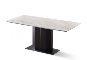 Product picture：Furniture factory 朗萨家私 Home Furniture product name 《Cloud golden charm dining table》议价