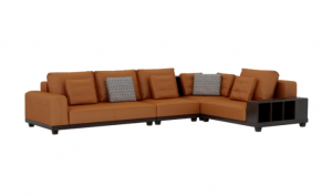 Product picture：Furniture factory 朗萨家私 Home Furniture product name 《Orange rhyme storage L-shaped sofa》议价