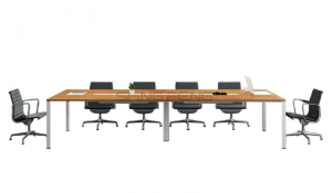 Product picture：Furniture factory 诚丰家具 Office furniture product name 《Simple wooden conference table》议价