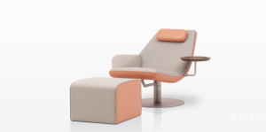 Product picture：Furniture factory 迪信家具 Home Furniture product name 《Color-blocked rotating leisure chair》议价