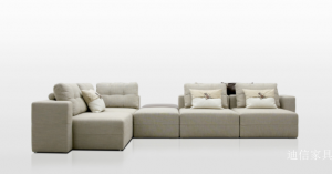 Product picture：Furniture factory 迪信家具 Home Furniture product name 《Light beige modular sofa》议价